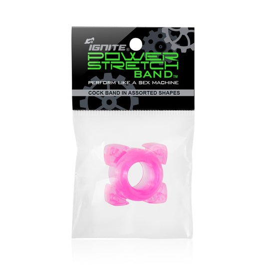 Cock Rings - Power Stretch Bands (Pink)